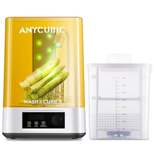 ANYCUBIC Wash and Cure 3.0, station de lavage et de durcissement 2 en 1 à volume amélioré, avec lumières à col de cygne, pour Mars Anycubic Photon Mono LCD SLA DLP 3D...