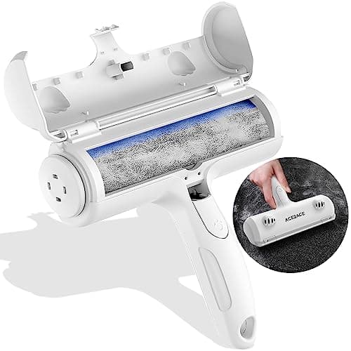 Rouleau épilateur pour animaux de compagnie, brosse d'épilation réutilisable ACE2ACE pour chiens et chats, fourrure d'animaux autonettoyante des tapis, meubles, moquettes, blanchisserie,...