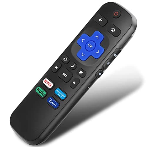 Universal Replacement Remote Compatible with ROKU TV, for TCL/Hisense/Sharp/Philips/JVC/RCA/Magnavox/Sanyo/LG/Haier ROKU TVs with Netflix...