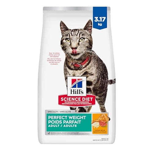 Hill's Science Diet Adult Perfect Weight Chicken Recipe Dry Cat Food 3.17 kg Bag