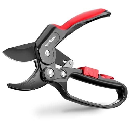 Sécateur à cliquet FLORA GUARD, tondeuses de jardin professionnelles, augmente la puissance de coupe 3X, ciseaux de jardinage tranchants, coupe rose, fleur,...