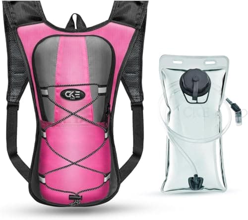Sac à dos d'hydratation avec vessie d'hydratation de 2 L Sac à dos d'eau Camelback pour hommes femmes pour la randonnée, la course à pied, le cyclisme, le vélo, le ski, le camping