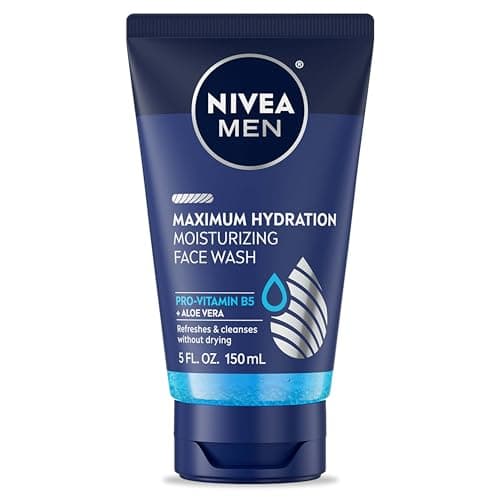 NIVEA MEN Protect & Care Refreshing Face Wash, Men’s Face Cleanser with Pro-Vitamin B5 & Aloe Vera, Moisturizing Men's Face Wash, No Drying...