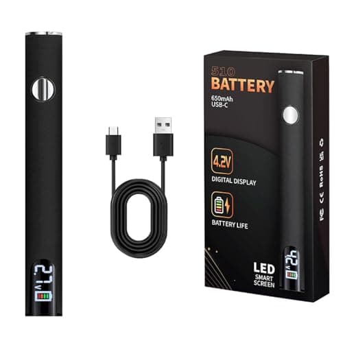 Fer à souder sans fil - Stylo à batterie fileté 510, batterie rechargeable USB 650 mAh, affichage numérique LED, kit de soudure à température réglable, soudure...
