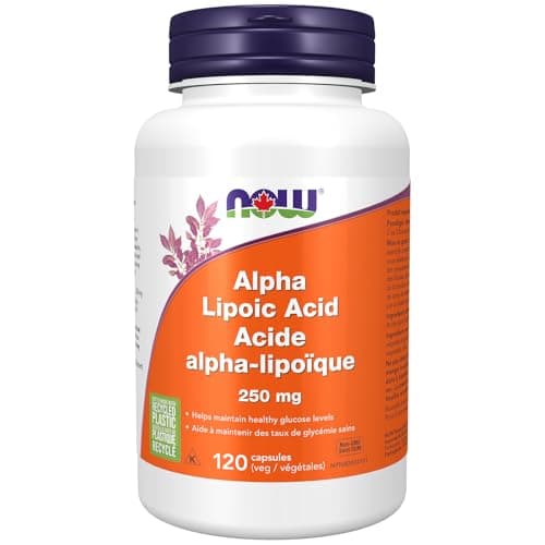 NOW Supplements, acide alpha-lipoïque 250 mg, soutient la production de glutathion, piégeur de radicaux libres, 120 capsules végétales