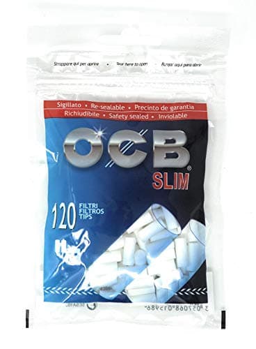 OCB Filter Tips - Slim Size - 120 Pack