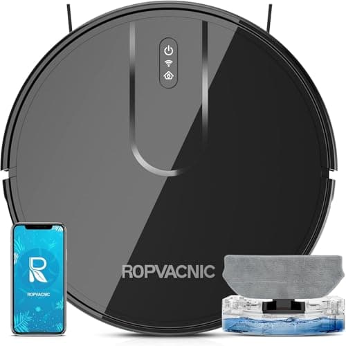 Robot Vacuum Cleaner Robot Vacuum and Mop Combo with 4000Pa Suction, Personalized Cleaning Adjustments, Self-Charging Robotic Vacuum Cleaner,...