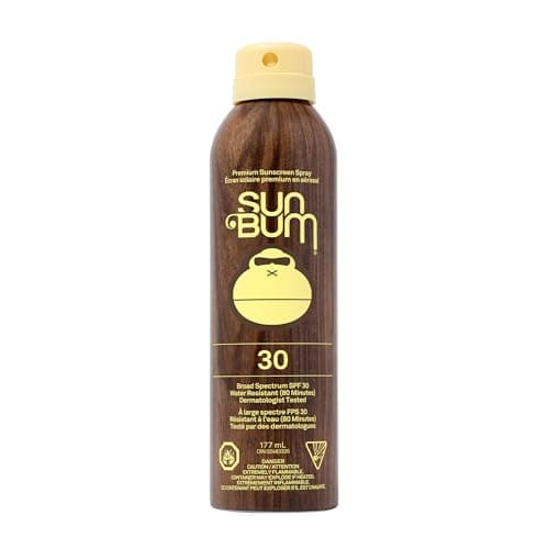 Sun Bum Original SPF 30 Spray solaire – Protection UVA/UVB hydratante à large spectre avec vitamine E – Végétalien et sans oxybenzone/octinoxate – 177 ml