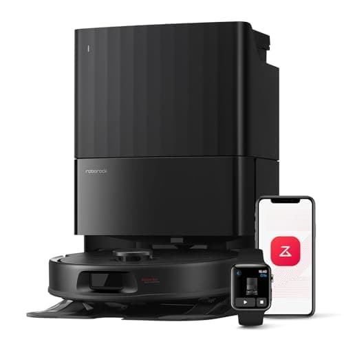 roborock Qrevo Series Robot Vacuum and Mop, 8000Pa Suction, Upgraded from Qrevo S, Anti-Tangle Brushes, Smart Obstacle Avoidance, Auto Mop Washing,...