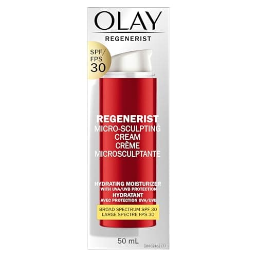 Olay Regenerist Micro-Sculpting Cream Anti-Aging Face Moisturizer with SPF 30 Broad Spectrum, Vitamin B3, 50 mL