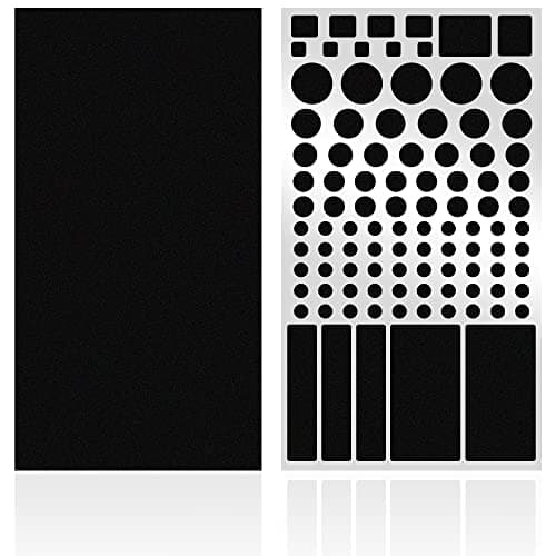 FLANCCI LED Light Blocking Stickers, Light Dimming LED Filters, Dimming Sheets for Routers, LED Covers Blackout, Dimming 50% ~ 100% of LED Lights...