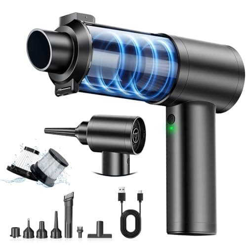 Handheld Car Vacuum Cleaner Cordless,15000Pa Rechargeable Car Vacuum Cordless Powerful with Brushless Motor & Double-Layer Filter Screen...