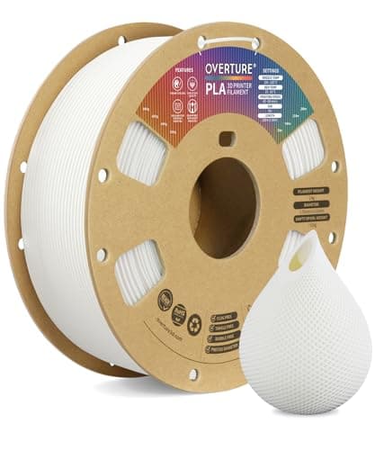 OVERTURE PLA Filament 1.75mm, Neatly Wound 3D Printer Filament 1kg Spool (2.2lbs), Dimensional Accuracy +/- 0.02 mm, Fit Most FDM 3D Printers...
