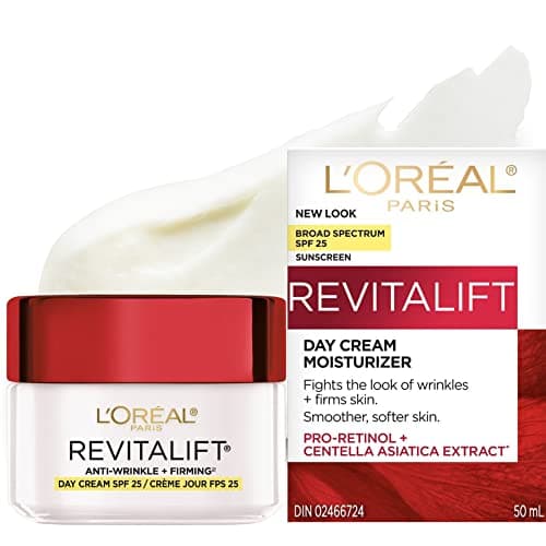 L'Oréal Paris SPF 25 Moisturizer for Face with Pro-Retinol & Centella, Face Cream Fights the Look of Wrinkles, Firms Skin & Targets the Signs of...