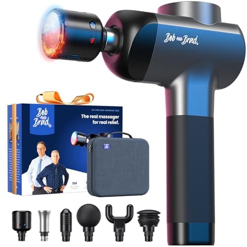 BOB AND BRAD X6 Pro Max Massage Gun with Heat and Cold, Powerful Massager Gun for Athletes, Portable Hand Held Electric Massager, Christmas Gifts...