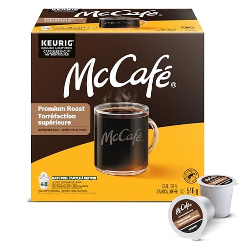 Dosettes de café K-Cup McCafe Premium à torréfaction moyenne foncée, 48 pièces, pour cafetières Keurig