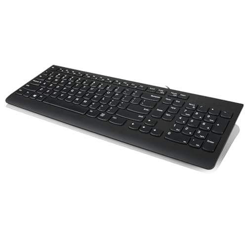Lenovo 300 USB Wired Keyboard, Black