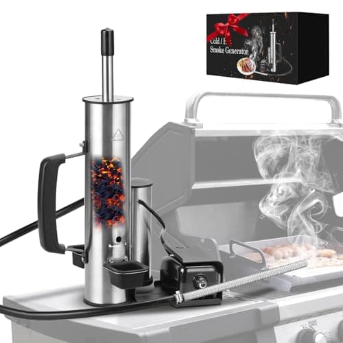 Electric Cold Smoker Generator, Smoke Tube for Pellet Smoker, BBQ Accessories for Gas Grills, Outdoor Smoker for Cheese, Food and Meat, Portable...