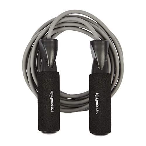Corde à sauter Amazon Basics, grise