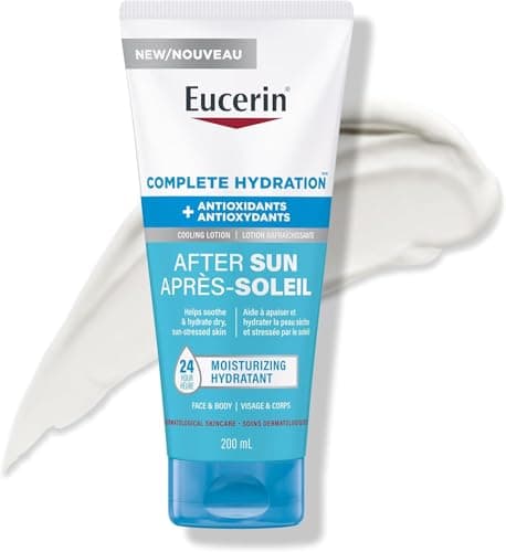 Eucerin After Sun Gel Lotion, 200mL Tube | After Sun Cooling Lotion with Antioxidants