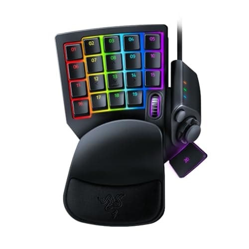 Clavier de jeu Razer Tartarus Pro : Commutateurs à touches analogiques-optiques - Déclenchement rapide - Actionnement réglable - 32 touches programmables - Macros personnalisables -...