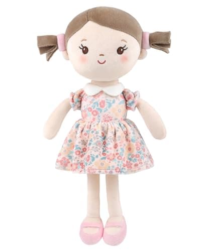 Soft Baby Doll Toys (16'') for Girls, My First Baby Rag Dolls for Girl Birthday Gift Plush Doll Toys Machine Washable Baby Doll for Toddler Kids...