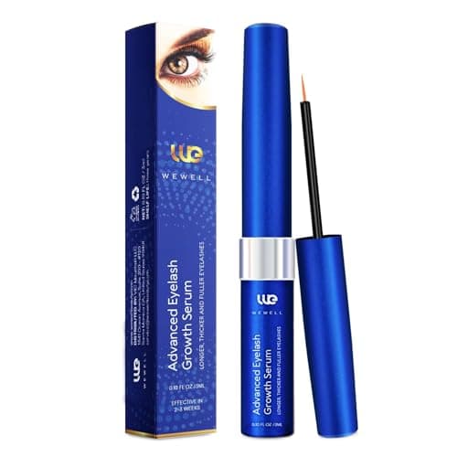 Sérum avancé pour les cils : sérum pour cils Boost, formule premium pour des cils plus longs, plus fournis et plus épais (bleu profond)