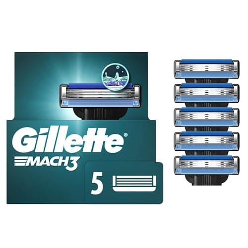 Lames de rasoir pour hommes Gillette Mach3 - 5 recharges