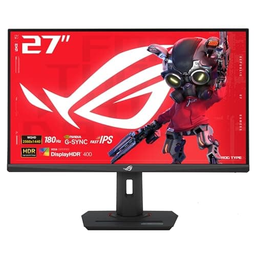 Moniteur de jeu ASUS ROG Strix 27" QHD HDR400 USB-C (XG27ACS) - 2560 x 1440, 180 Hz, 1 ms, IPS rapide, 133 % sRGB, synchronisation de flou de mouvement extrêmement faible, G-Sync...
