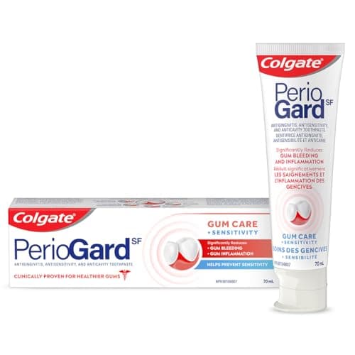 Dentifrice Colgate PerioGardSF pour le soin et la sensibilité des gencives - 70 ml | Formule cliniquement prouvée pour des gencives saines, réduit les saignements et l'inflammation,...