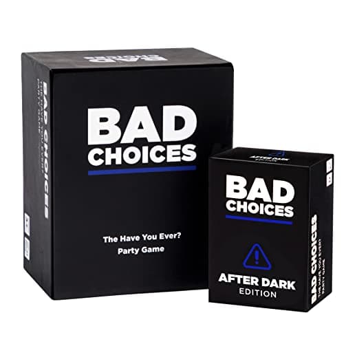 BAD CHOICES Party Game + After Dark Edition Set - Hilarious Adult Card Game for White Elephant Parties, Stocking Stuffers and Board Games Night...