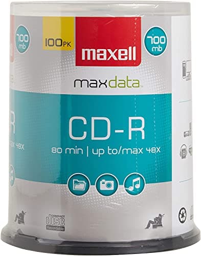 Maxell 100-Pack 700 Mo 80 min CDR 648200