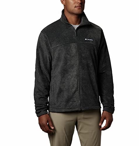 Columbia Mens Steens Mountain Full Zip 2.0, Charcoal Heather, Medium