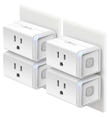 Kasa Smart Plug Mini par TP-Link (HS103P4) - Prise WiFi Smart Home Fonctionne avec Alexa, Echo et Google Home, aucun hub requis, télécommande, 2,4 GHz...