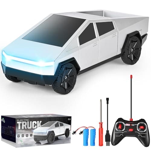 Jouet de voiture télécommandé Layorslit, voiture télécommandée à grande vitesse avec lumière et espace de chargement, jouets de voiture RC 1:24, jouets de véhicule électrique pour enfants, cadeaux...