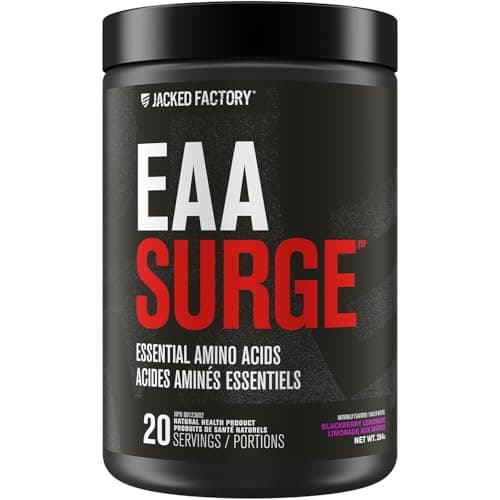 Supplément EAA Surge EAA - Supplément de 9 acides aminés essentiels pour la récupération intra-entraînement et post-entraînement avec EAAS, poudre de BCAA, L-citrulline, taurine,...