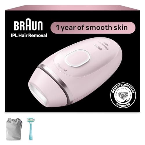 Braun Silk-Expert Mini IPL1111 Appareil d'épilation IPL filaire, épilation laser à domicile pour femmes et hommes, 1 pochette, 1 rasoir Venus