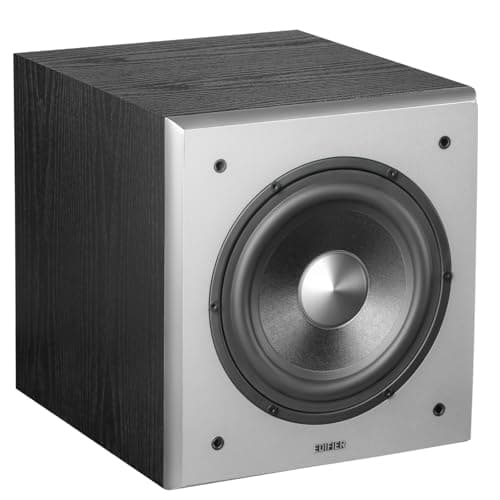 Edifier T5 Caisson de basses alimenté - Woofer actif 70 W RMS avec pilote de 8 pouces et filtre passe-bas