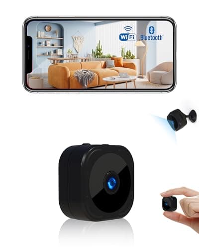 AOBOCAM Mini caméra espion, caméra cachée petite caméra de sécurité HD caméra intérieure WiFi sans fil avec détection de mouvement vision nocturne APP contrôle animal...