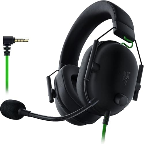 Casque gaming Razer BlackShark V2 X : Transducteurs 50 mm - Micro cardioïde - Coussin en mousse à mémoire de forme - Léger - Confortable, N...