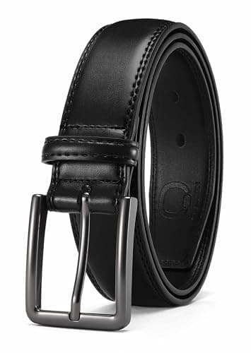 CHAOREN Leather Belts for Men - 1 3/8" Dress Belts Men - Considerate Gift for Work Business Casual Jeans