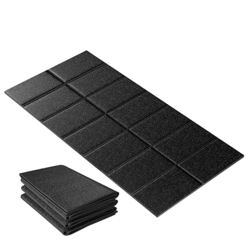 Tapis de marche Stepwaver pour tapis, tapis de tapis roulant pour planchers de bois franc, haute densité, 1/4 d'épaisseur, pliable, protection de sol pour vélo,...