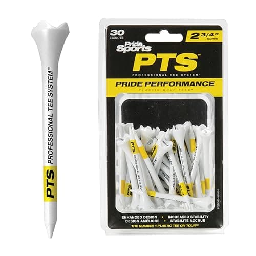 Pride Professional Tee System Evolution Tee, 2-3/4 pouces - 30 unités (Jaune)