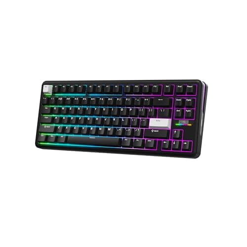 EPOMAKER TH85 QMK/VIA Wireless Mechanical Keyboard, USB/2.4Ghz/BT Gaming Keyboard, Hot Swappable Custom Keyboard, Gasket Creamy Keyboard for...