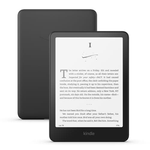 Amazon Kindle Paperwhite 16 GB (newest model) – Our fastest Kindle ever, with new 7" glare-free display, and weeks of battery life – Black