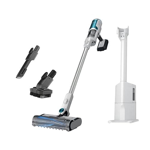 Shark Clean & Empty Aspirateur balai sans fil et système de vide automatique, rouleau de brosse autonettoyant, filtration HEPA, BU3521C (édition canadienne)