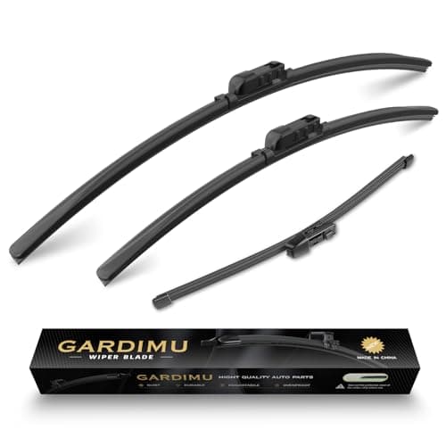 GARDIMU Replacement for Volkswagen Tiguan 2018 2019 2020 2021 2022 2023 2024 Windshield Wiper Blades, 3 Pieces of Car Front and Rear Window Wiper...