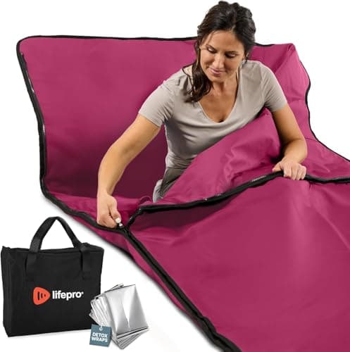Lifepro RejuvaWrap Infrared Sauna Blanket –Heated Blanket for Relaxation, Portable Sauna Suit Wrap – Spa-Like Experience at Home with 9 Heat Levels...