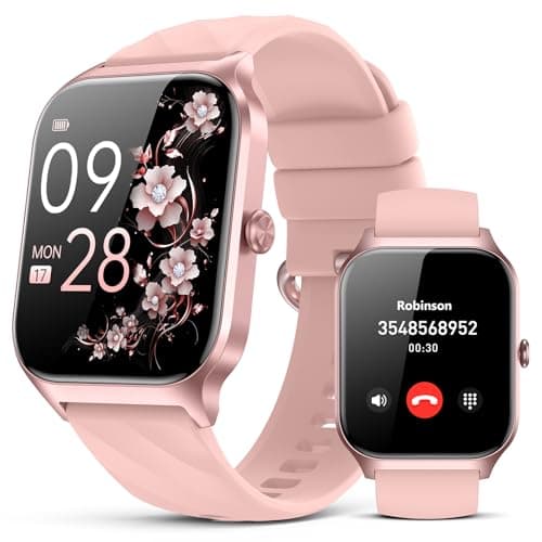 Smart Watch for Women Men - Answer/Make Call, Fitness Tracker Smartwatch for Android iPhone Compatible, Sleep Female Cycle, 120+ Sports Modes Step...
