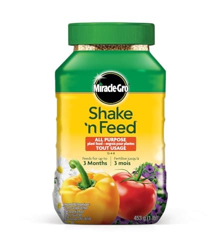 Miracle-Gro Shake N Feed Engrais tout usage pour plantes 12-4-8 453 g